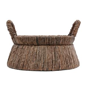 Bazar Bizar Mand Chizara Bananenblad, 27cm hoog - Naturel