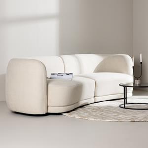Nohr 3-zits Bank Macrina Organisch 268cm - Beige