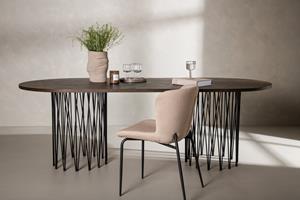 Nohr Ovale Eettafel Danni 220 x 100cm - Mokka - Ovaal