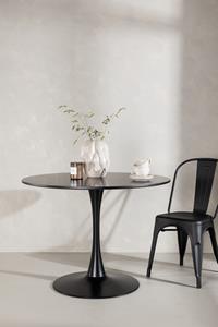Nohr Ronde Eettafel Nicos 100cm - Zwart