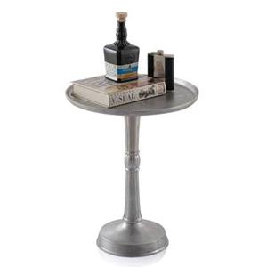 Sfeer voor jou SVJ Bijzettafel Rond - 44 x 44 x 52 cm - Aluminium - Zilver