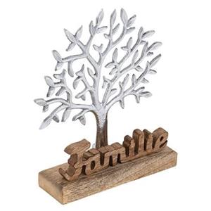 Sfeer voor jou SVJ Decoratieve Boom - 27x20x6 cm - Mango Hout - Naturel
