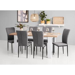 Home affaire Eettafel Bergamo wahlweise ausziehbar