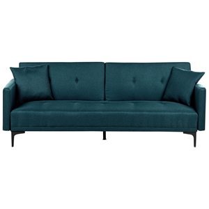 BELIANI Slaapbank 3-zits stof blauw LUCAN