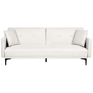 BELIANI Slaapbank 3-zits stof lichtbeige LUCAN