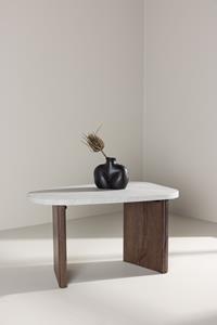 Nohr Organische Salontafel Jenea 70 x 45cm - Mokka/Betonlook