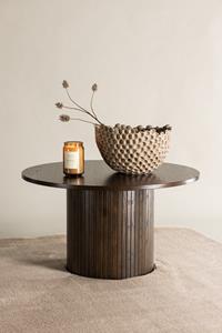 Nohr Ronde Salontafel Fionna 80cm - Mokka