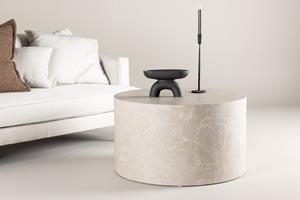 Nohr Ronde Salontafel Katiana 80cm - Beige