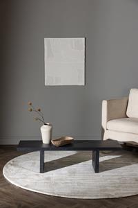 Nohr Salontafel Lynda Rubberhout, 120 x 38cm - Zwart