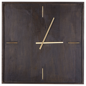 BELIANI Wandklok zwart 61 x 61 cm JAMUNA