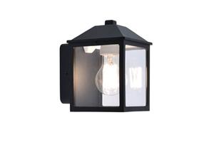 Lutec Leuke wandlamp Spire zwart 5290603012