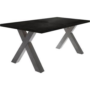 Mäusbacher Eettafel Mister met lade (160-210 cm), frame in x-model