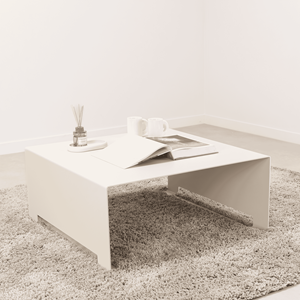 STALUX Salontafel Tomas 80 x 80cm - beige - Vierkant