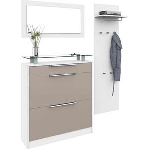 Borchardt Möbel Halmeubelset Olivia (3-delige), staande schoenenkast (set, 3-delig)