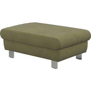 COTTA Hocker Komaris moderne chroomkleurige voet