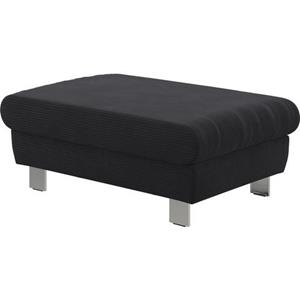 COTTA Hocker Komaris moderne chroomkleurige voet