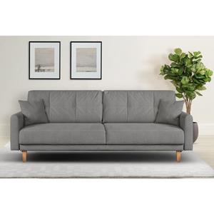 Home affaire 3-zitsbank Triplo incl. sierkussens, b/d/h: 215/100/89 cm ligoppervlak 191 x 145 cm