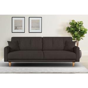 Home affaire 3-zitsbank Triplo incl. sierkussens, b/d/h: 215/100/89 cm ligoppervlak 191 x 145 cm