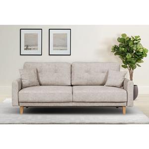Home affaire 3-zitsbank Triplo incl. sierkussens, b/d/h: 215/100/89 cm ligoppervlak 191 x 145 cm