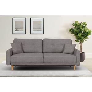 Home affaire 3-zitsbank Triplo incl. sierkussens, b/d/h: 215/100/89 cm ligoppervlak 191 x 145 cm
