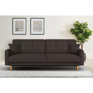 Home affaire 3-zitsbank Triplo incl. sierkussens, b/d/h: 215/100/89 cm ligoppervlak 191 x 145 cm