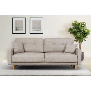 Home affaire 3-zitsbank Triplo incl. sierkussens, b/d/h: 215/100/89 cm ligoppervlak 191 x 145 cm