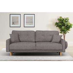 Home affaire 3-zitsbank Triplo incl. sierkussens, b/d/h: 215/100/89 cm ligoppervlak 191 x 145 cm