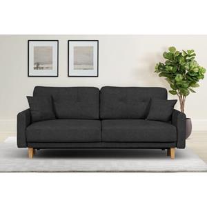 Home affaire 3-zitsbank Triplo incl. sierkussens, b/d/h: 215/100/89 cm ligoppervlak 191 x 145 cm