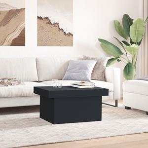 vidaXL Salontafel 100x55x40 cm bewerkt hout zwart