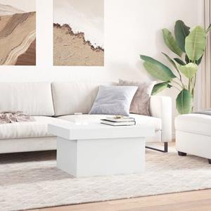 vidaXL Salontafel 100x55x40 cm bewerkt hout wit