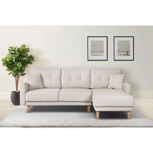 Home affaire Hoekbank Triplo naar keuze met slaapbank functie en bedbox, ligoppervlak 210/132 cm