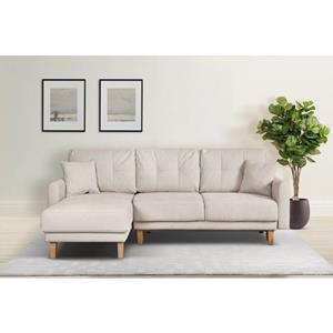 Home affaire Hoekbank Triplo naar keuze met slaapbank functie en bedbox, ligoppervlak 210/132 cm