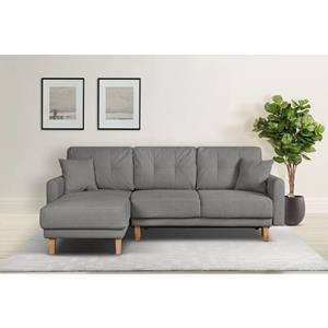 Home affaire Hoekbank Triplo naar keuze met slaapbank functie en bedbox, ligoppervlak 210/132 cm