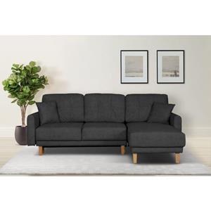 Home affaire Hoekbank Triplo naar keuze met slaapbank functie en bedbox, ligoppervlak 210/132 cm