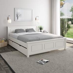 Home affaire Massief houten ledikant ERIK , Made in Europe, optional mit Schublade, Massivholz (Kiefer)