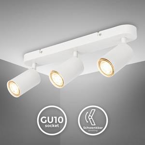 B.K.Licht Plafondspot Deckenlampe schwenkbar, GU10 Deckenleuchte