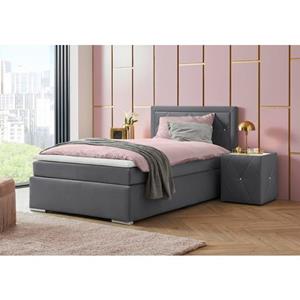Leonique Boxspring Alfie, bestseller, optioneel met bedlade met capitonnage in het hoofdbord, h2, h3 en h4 ter keuze