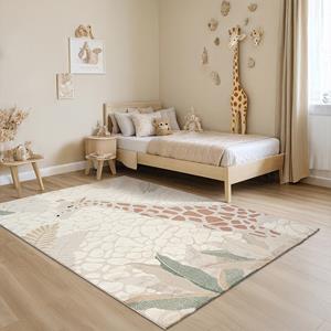 Merinos Kindervloerkleed Elio kids Giraaf Cream-140 x 200 cm