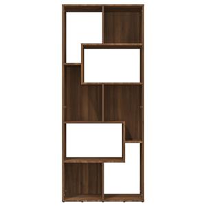 vidaXL Boekenkast 67x24x161 cm bewerkt hout bruineikenkleurig