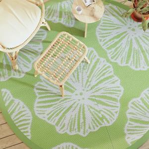 VidaXL BuitenkleedØ200 cm polypropeen groen