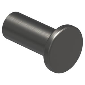 IVY Handdoekhaak - enkel - Geborsteld metal black PVD 6500556