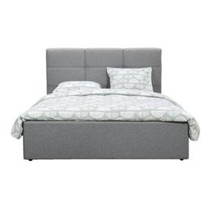 Leen Bakker Bed Dakota - lichtgrijs - 160x200 cm