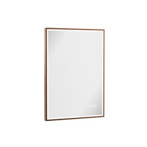 Crosswater MPRO spiegel met verlichting - 70x50cm - LED - verticaal/horizontaal - geborsteld brons MP5070BZ