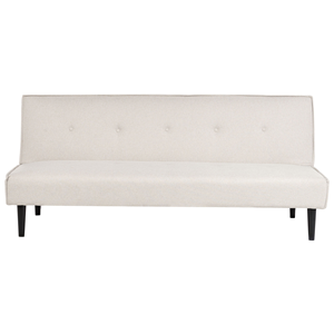 BELIANI Slaapbank stof lichtbeige VISBY