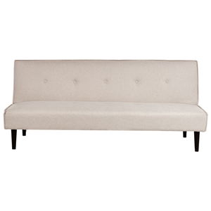 BELIANI Slaapbank stof beige VISBY