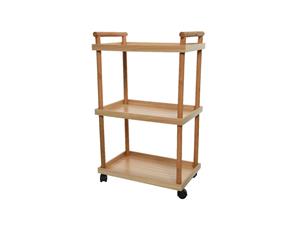 Decoris Trolley Bijzettafel Mdf L30-W48-H76.5cm (Verpakt In Platte Doos)