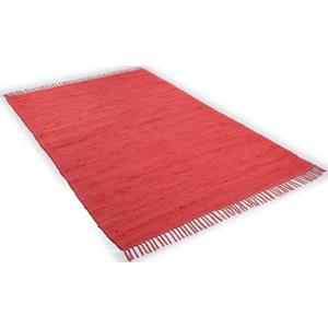 THEKO Teppich ¦ rot ¦ Baumwolle ¦ Maße (cm): B: 70 H: 0,5  - Möbel Kraft
