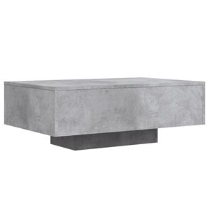 vidaXL Salontafel met LED-verlichting 85x55x31 cm betongrijs