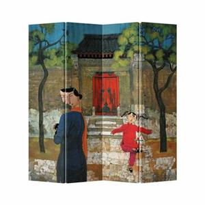 Fine Asianliving Kamerscherm Scheidingswand B160xH180cm 4 Panelen