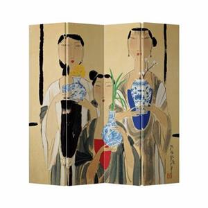 Fine Asianliving Kamerscherm Scheidingswand B160xH180cm 4 Panelen